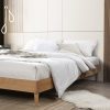 Kanso Veneer Oak Queen Bed Frame