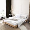 Kanso Veneer Oak Queen Bed Frame