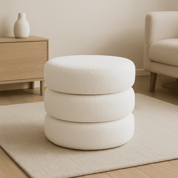 bench 48 leia white stool