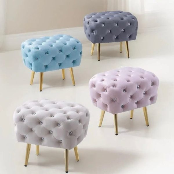 Velvet Bench Stool