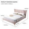 Adda queen bed frame malaysia velvet katil queen
