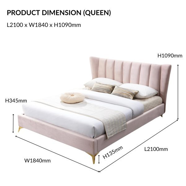 Adda queen bed frame malaysia velvet katil queen