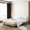 Kanso Veneer Oak Queen Bed Frame