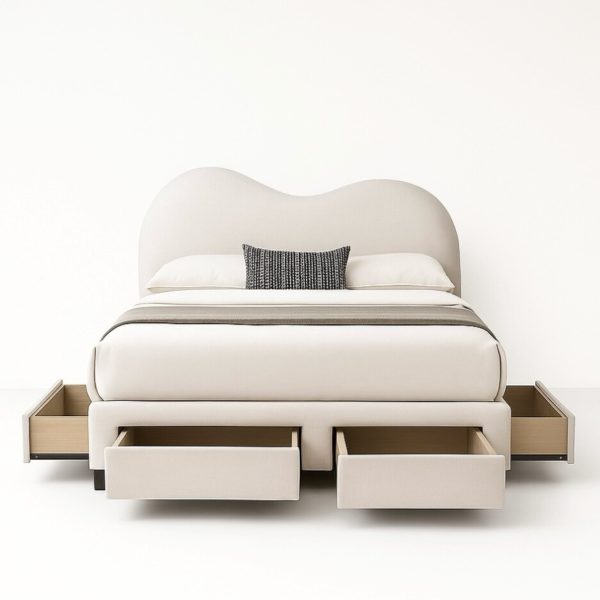 eluna 4 drawer queen bed frame