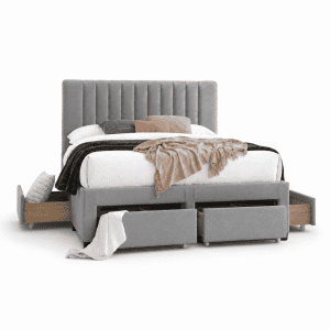 Isadora 4 Drawer Storage King Bed Frame