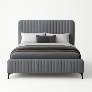 aurora king bed frame grey