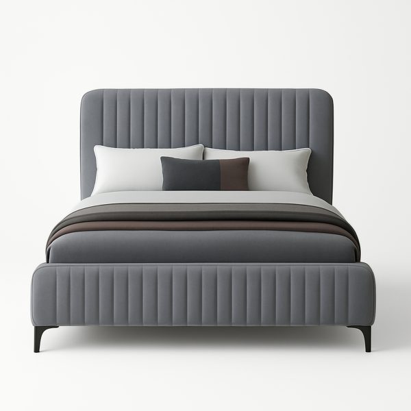 aurora king bed frame grey