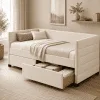 9334 2 drawer bed single bed super single bed storage bed katil storage laci malaysia