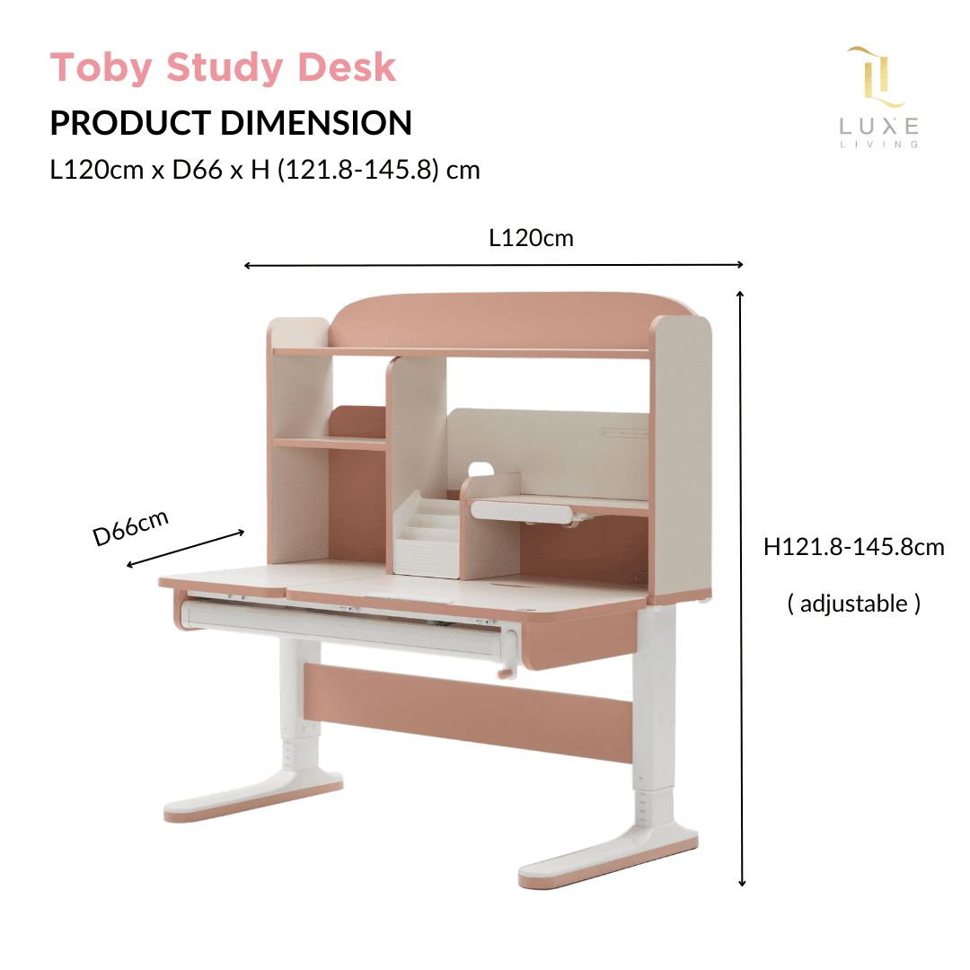 Toby Kids Computer Adjustable Study Desk Malaysia – Toby Kids Desk