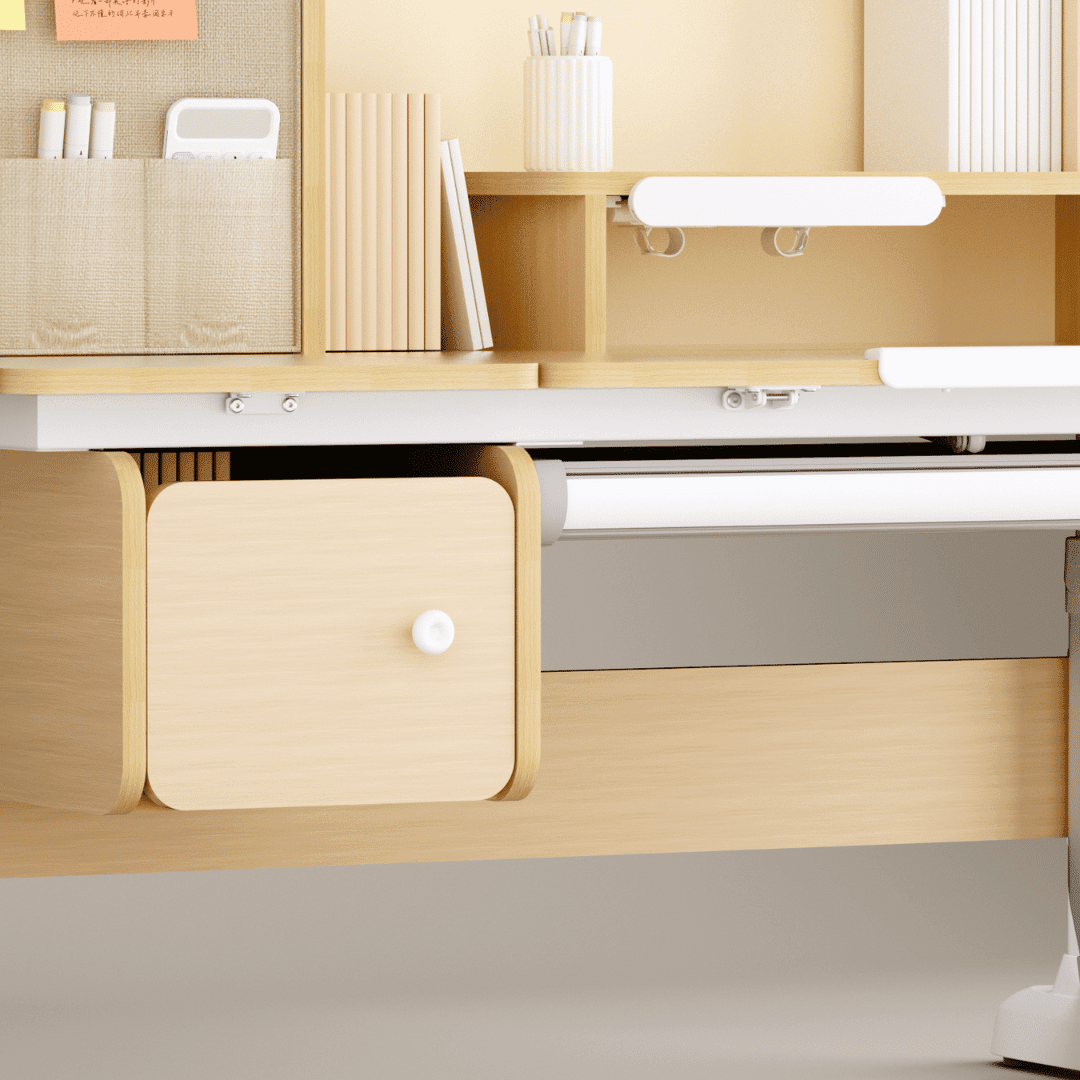Study Desk All Part Ergonomic Wooden Study Desk Malaysia – Jolly LED Study Table