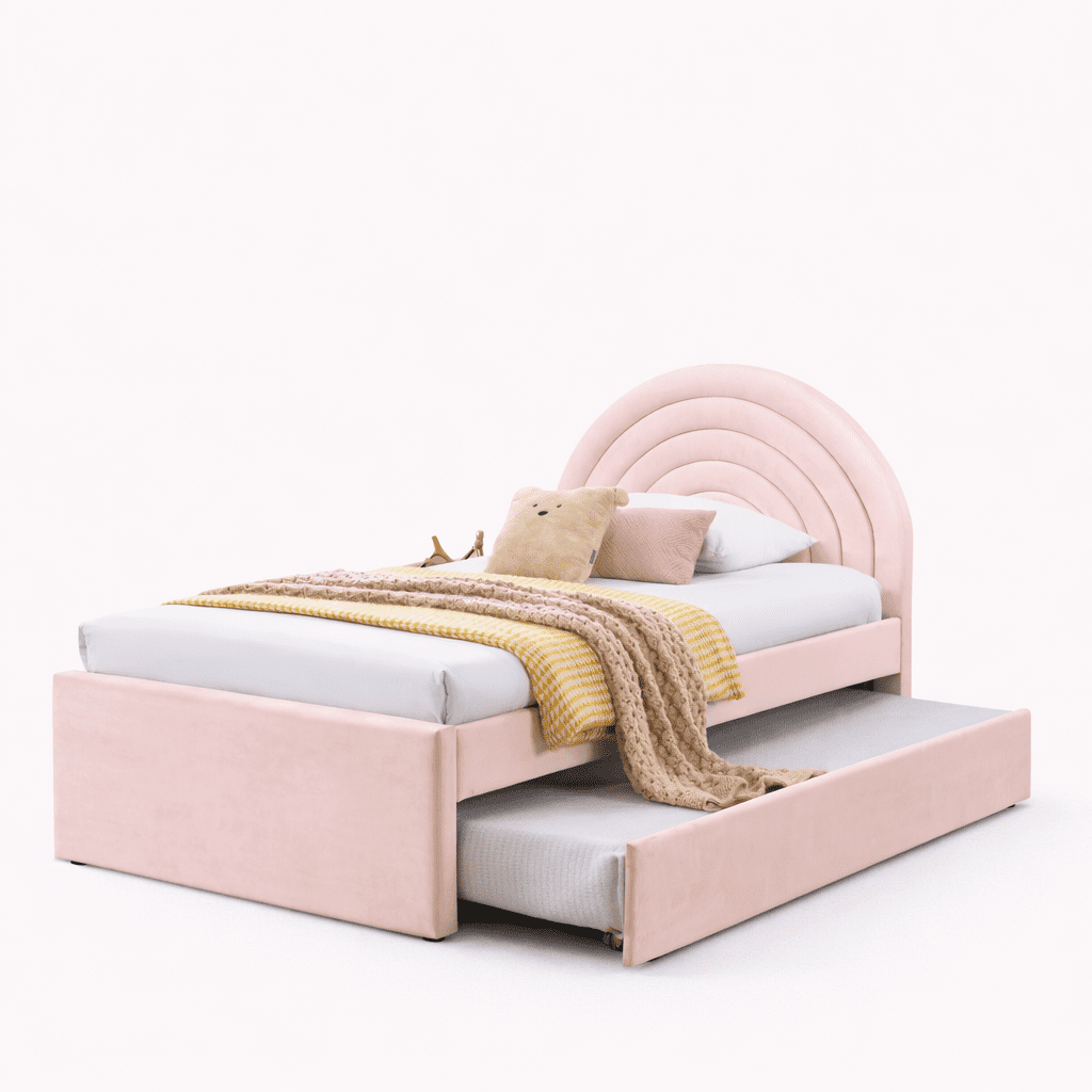 Arielle Super Single Trundle Pull Out Bed Frame