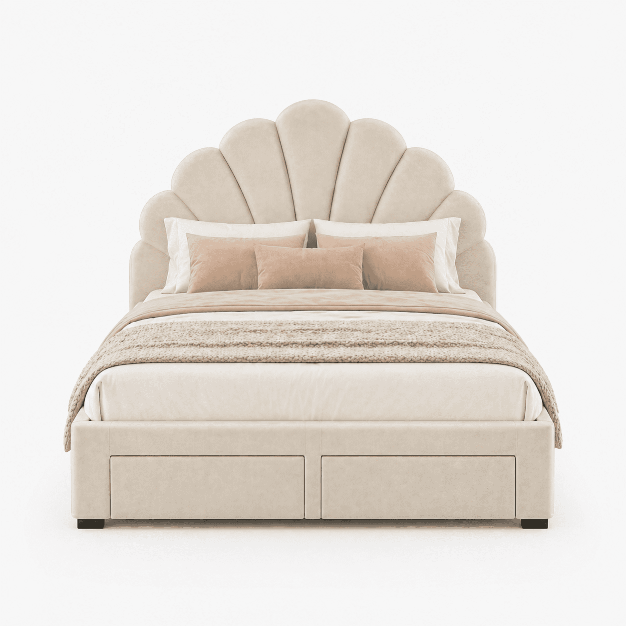 Mirella 4 Drawer Storage King Bed Frame