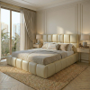 9658 kumo king beige king bed frame katil king