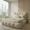 9658 kumo white fleece queen bed frame hydraulic bed frame katil queen storage