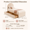 Aurelia 2 Drawer Storage Super Single Bed Frame