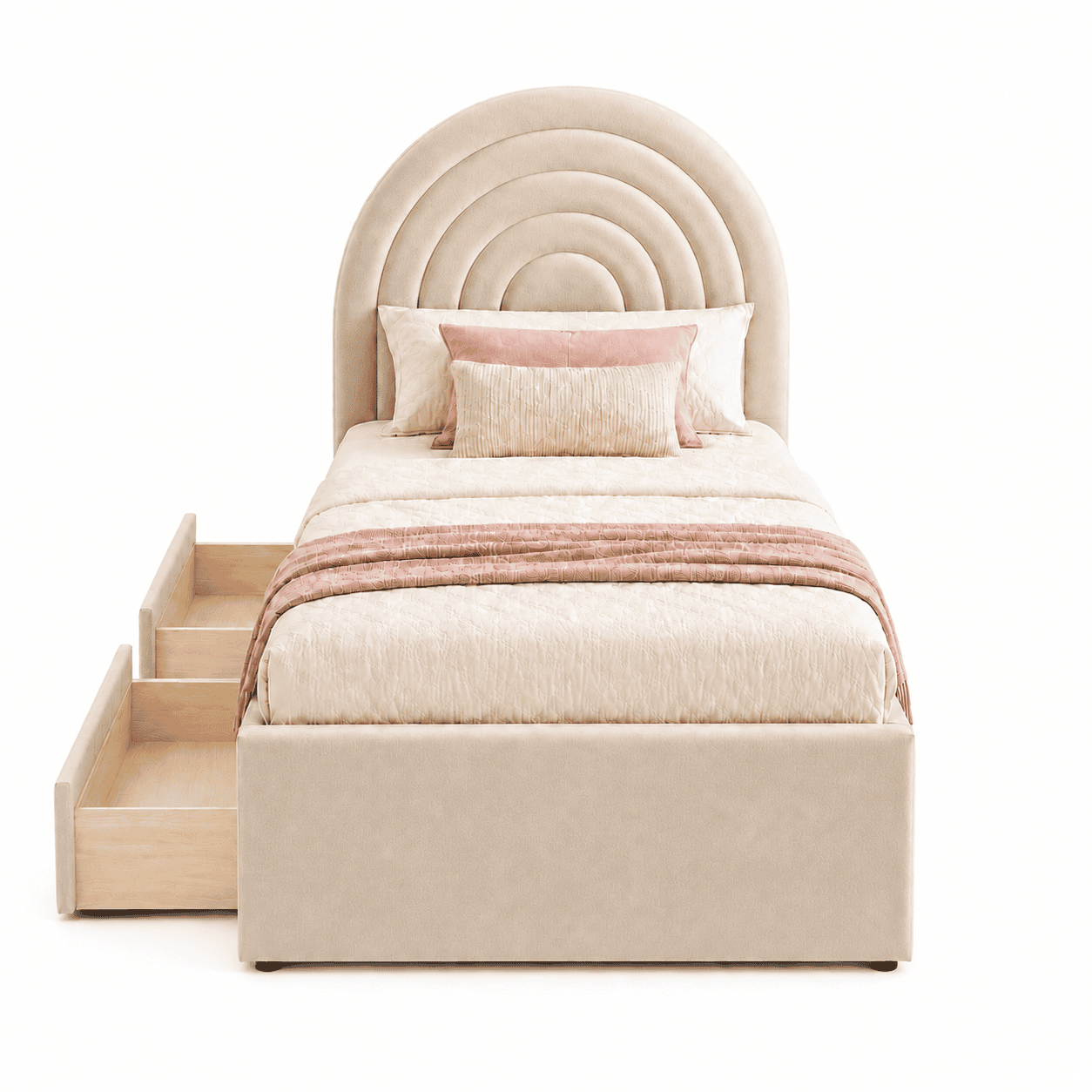 Aurelia 2 Drawer Storage Super Single Bed Frame