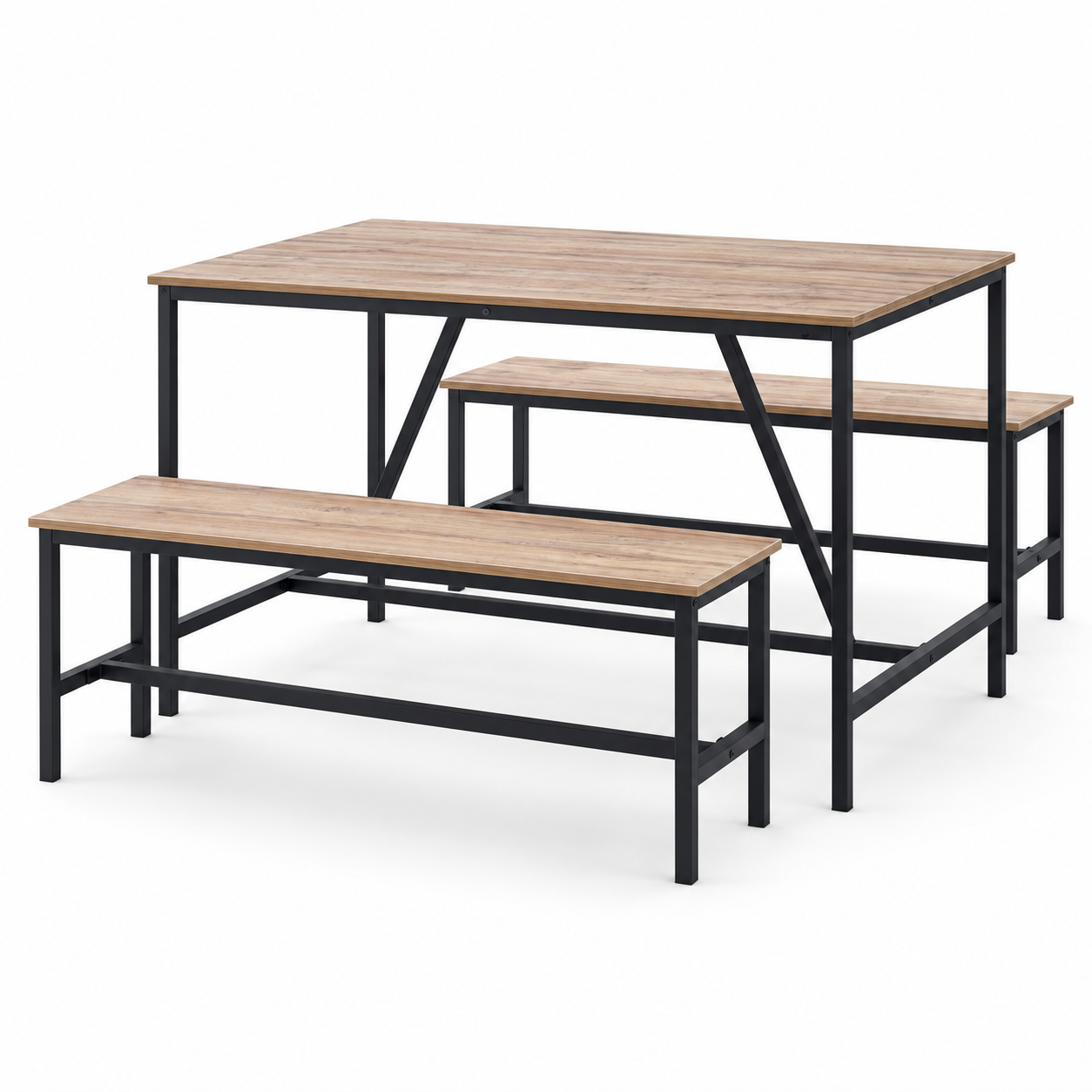 Verno Dining Table & Bench Set